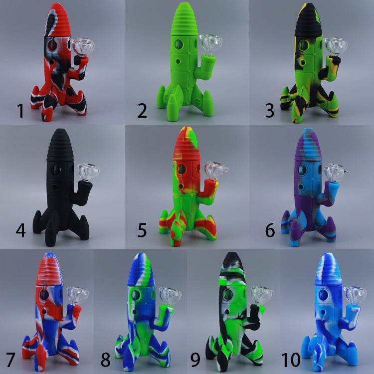 Silicone Hookah Astronaut Rocket Smoking Pot - EX-STOCK Canada