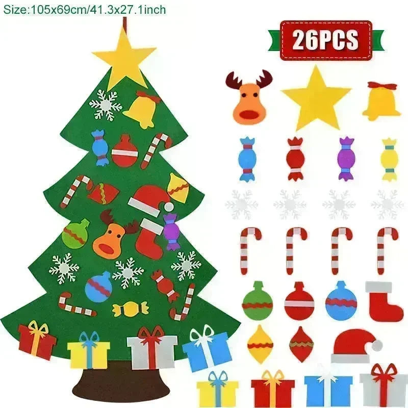 DIY Felt Christmas Tree Ornaments For Kids - EX-STOCK CANADA