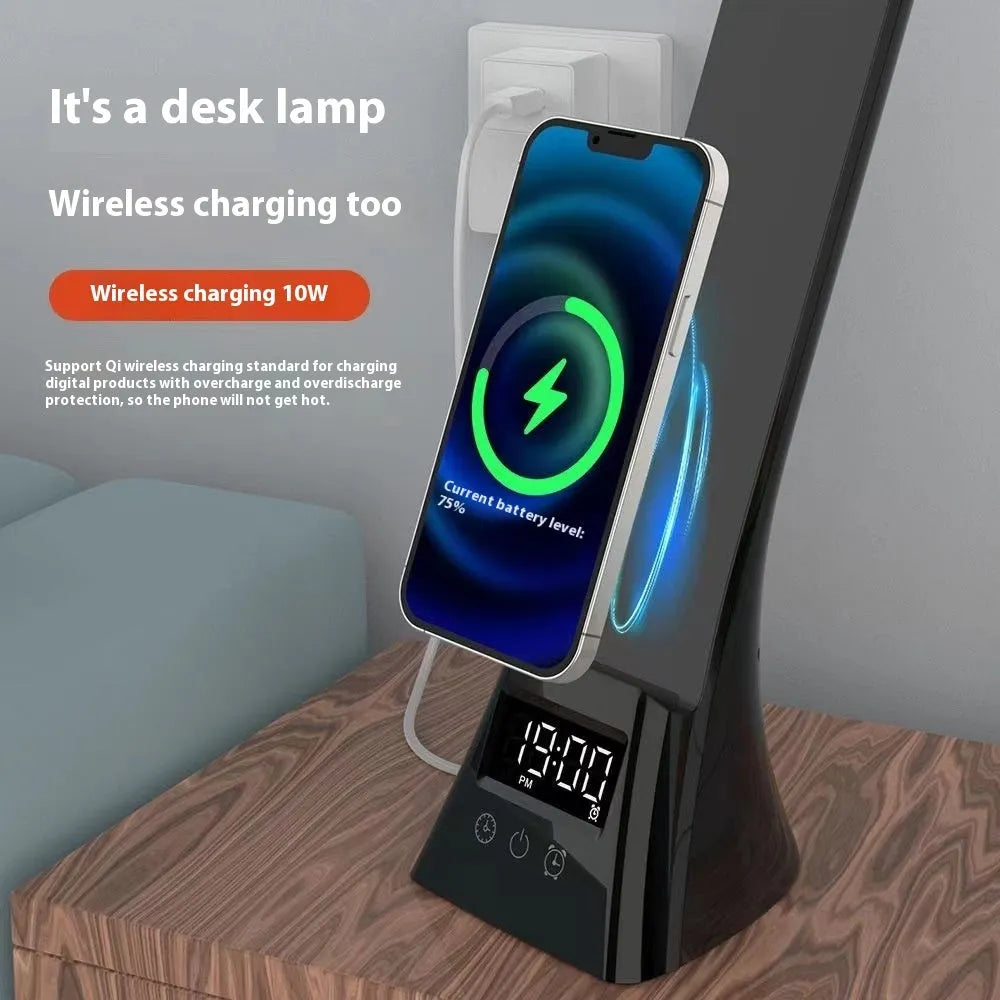 Wireless charging lamp with phone charger - EX-STOCK CANADA