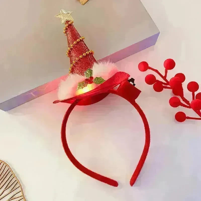 Christmas With Light Headband Snowflake Women's - EX-STOCK CANADA