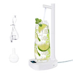 Rechargeable Electric Water Dispenser Pump with Extension Tube –  White 
