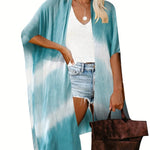 Spring Summer Printed Sun Protection Beach Kimono Cardigan Blouse top Women - EX-STOCK Canada