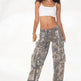 Hip Hop Retro Street Multi-pocket Camouflage Cargo Pants For Women Y2k Hip-hop Cargo Grunge Baggy Trousers - EX-STOCK Canada