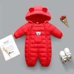 Infant Baby Puffer Hoodie Overall Romper Jumpsuit - EX-STOCK Canada