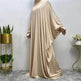 Batwing Sleeve Plain Abaya for ArabArab Women Eid Jalabiya for Women Islamic Wear for Women - EX-STOCK Canada