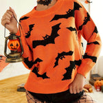 Fashion Women's Wear Long Sleeve Halloween Brocade Sweater Knitted - EX-STOCK Canada