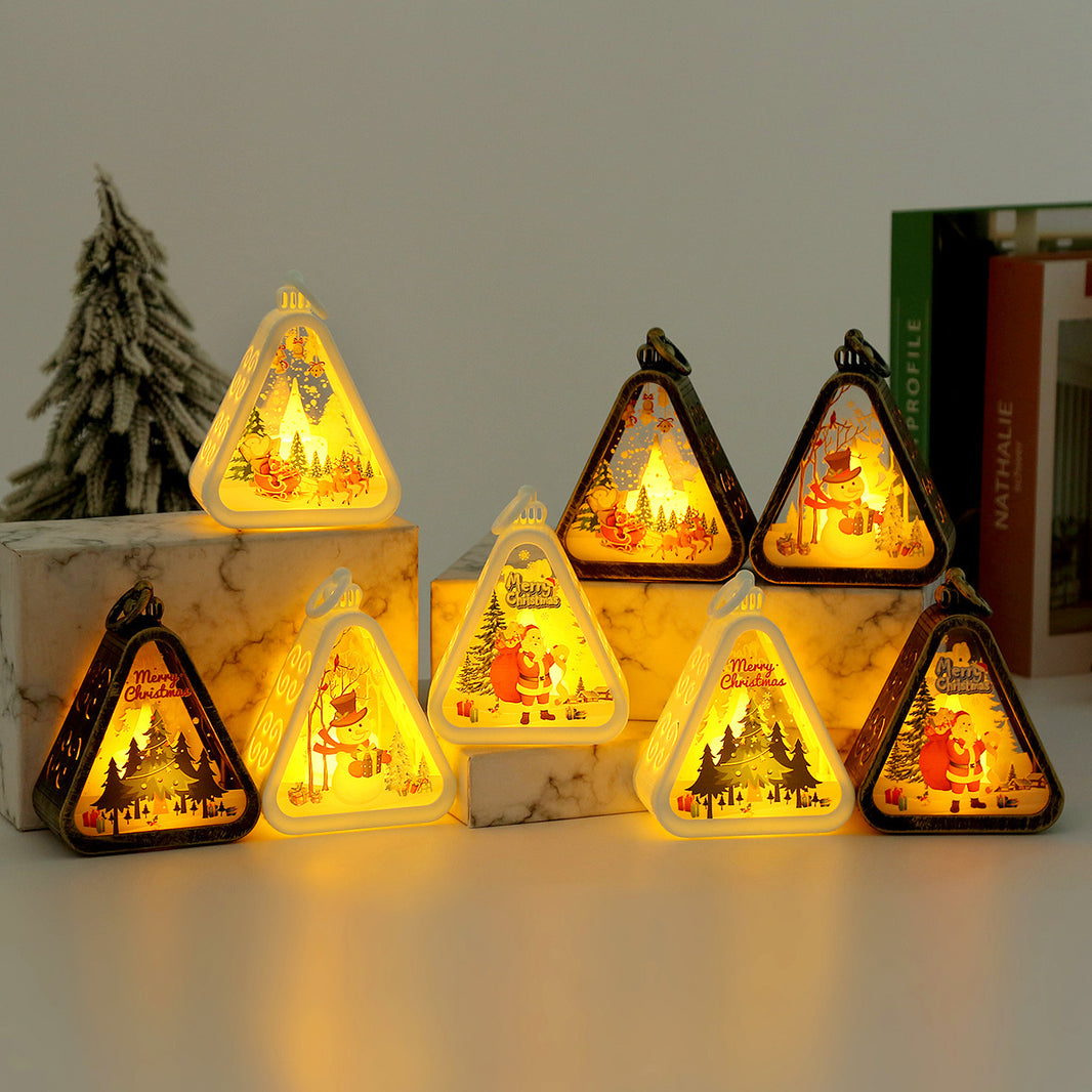 Christmas Decorations Retro Electric Candle Lamp Luminous Ornaments EX-STOCK Canada 