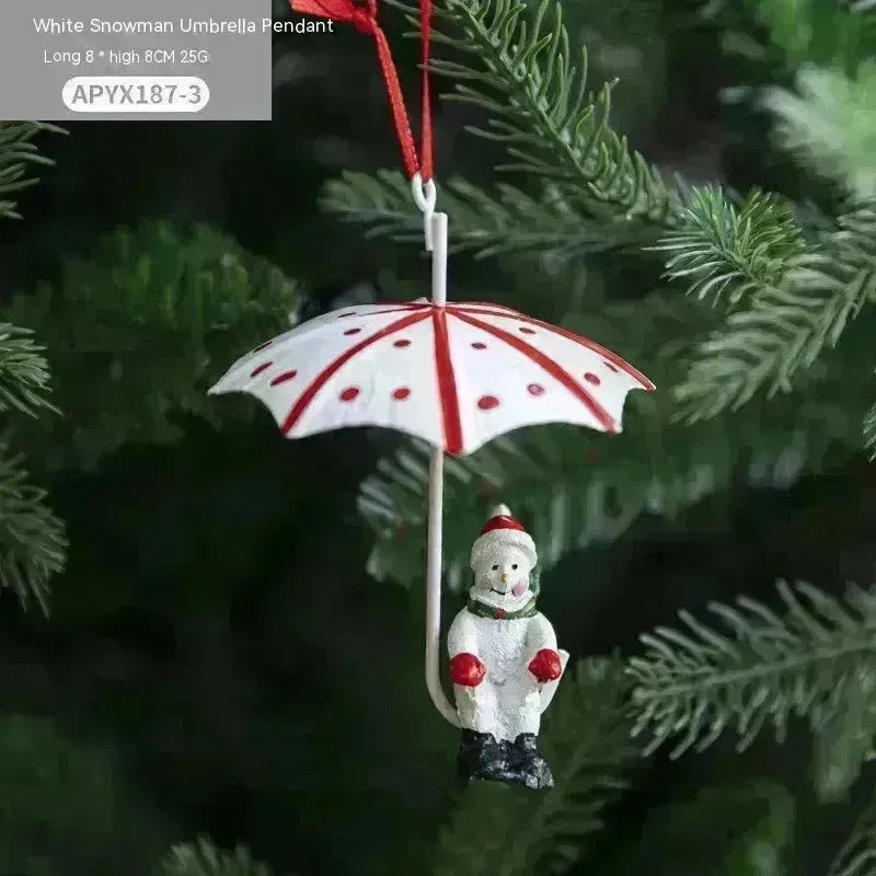 Nordic Iron Christmas Hot Air Balloon Parachute Pendant Creative Decorations Tree Charms Hangings - EX-STOCK CANADA
