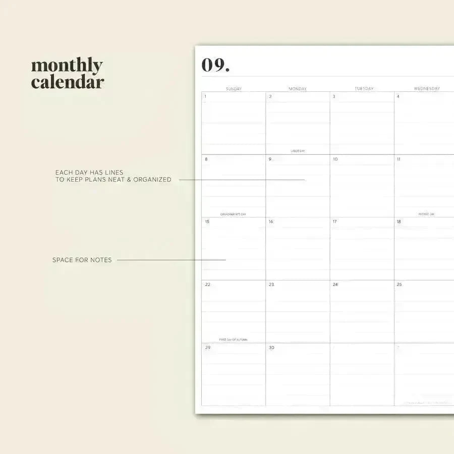 24to25 Daily Planner Annual Planning Notebook - EX-STOCK CANADA