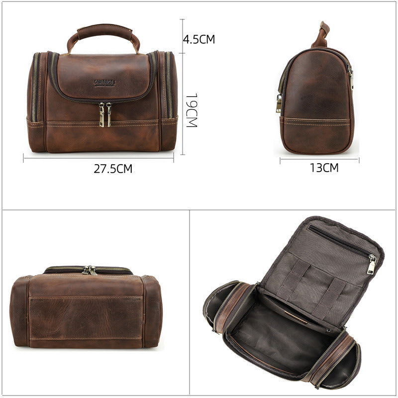 Vintage Cowhide Multi-Training Bag Portable Pouch | EX-STOCK Canada 
