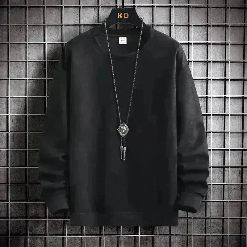 Suede Sweatshirt Men's Spring And Autumn New American Style Pullover - EX-STOCK CANADA