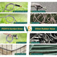 Metal Garden Hose, 100ft Stainless Steel Flexible Water Hose With 10 Adjustable Patterns Spray Nozzle, Heavy Duty Water Pipe , Kink Free , 2 Nozzles - EX-STOCK CANADA