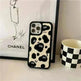 Plush Embroidery Cute Briquettes Silicone iphone Case women - EX-STOCK CANADA