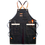 Hair Stylist Cake Shop Barista Men And Women Flower Shop Workwear Denim Apron Jeans - EX-STOCK CANADA