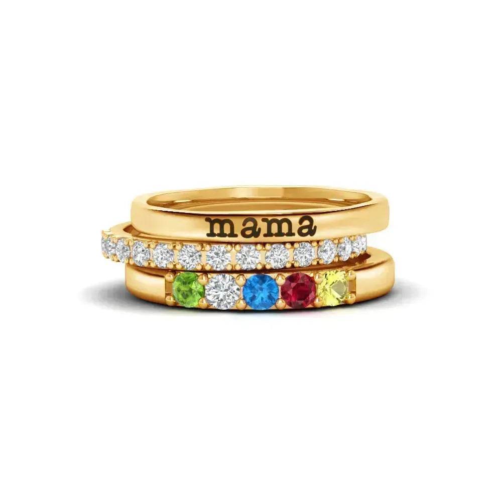 December Birthstone Mother's Day Ring - EX-STOCK Canada
