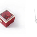 Fashion Acrylic Rotating Valentine Rose Jewelry gift Box - EX-STOCK Canada