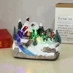 Christmas Rotating Resin Luminous Music Box Ornaments - EX-STOCK CANADA