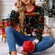 Elk Jacquard Santa Claus Knitted Sweater EX-STOCK Canada 