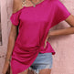 Women Clothes Off Shoulder Blouse Summer Irregular Design Tops Shirt - EX-STOCK CANADA