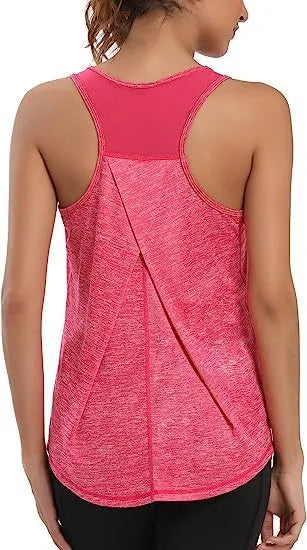 I-shaped Vest Mesh Yoga Sports Running Vest Sleeveless Workout Clothes - EX-STOCK CANADA