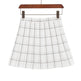 Mini Plaid Pleated High Waist Skirt A- Line Skirt - EX-STOCK Canada