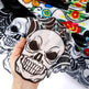 Halloween Skeleton Poncho, Lace Skeleton Halloween Costume Poncho Day Of The Dead Poncho For Women - EX-STOCK Canada