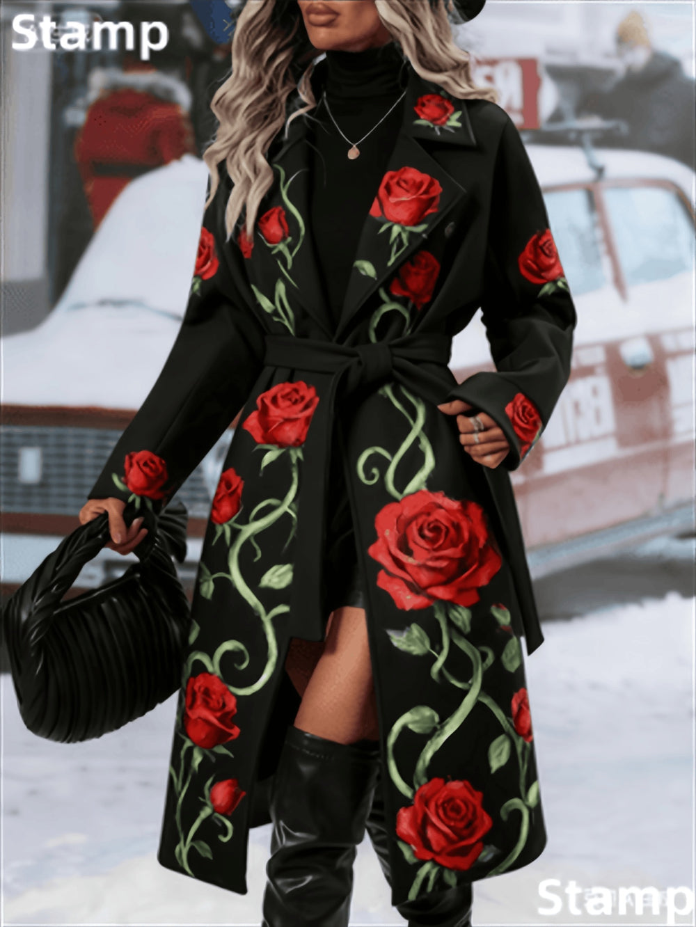 Fashionable Casual Long Coat EX-STOCK Canada 
