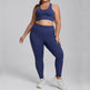 Plus Size Women Sports Workout Gym - Sleeveless Crop and Pant - EX-STOCK Canada