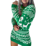 Christmas Elk Long Sleeve Knitted Sweater EX-STOCK Canada 