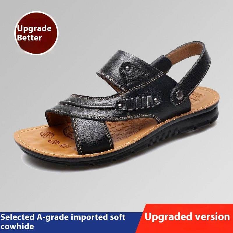 First Layer Cowhide Men's Sandals Summer Genuine Leather Sandals  EX-STOCK CANADA