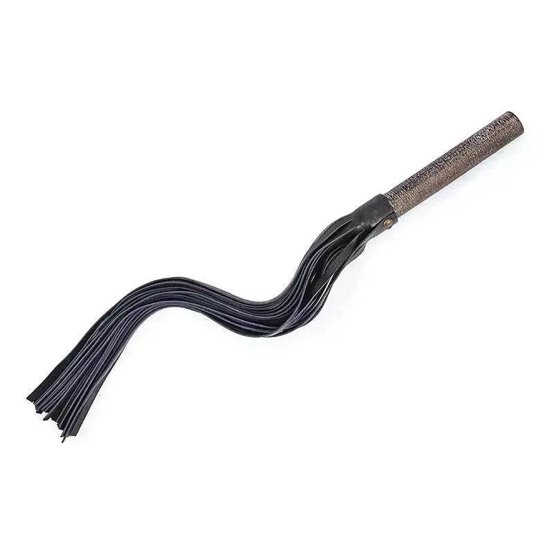 Hot BDSM Spanking Flogger Whip Genuine Leather Archaize Wooden Handle BDSM Spanking Paddles - EX-STOCK Canada