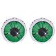 2 Packs Halloween Inflatables Large Set Of Lighted Eyes Decoration, 3FT Blow Ups Green Eyes For Yard, Inflatable Halloween Decor Outdoor With LEDs Party Supplies Blow Up Decoration For Indoor Outdoor - EX-STOCK Canada