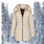 Mid-length Winter Slim-fit Cotton Padded Quilted Puffer Jacket for women - EX-STOCK Canada
