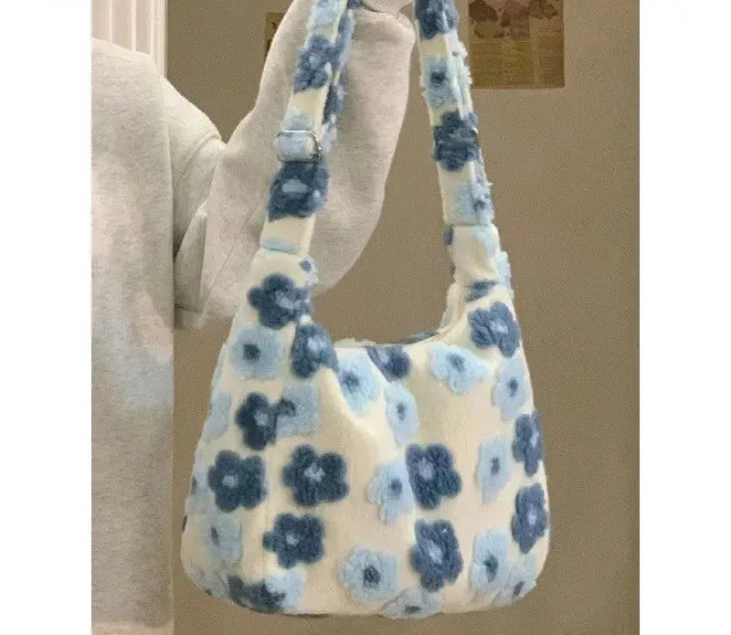 New Large Capacity Fur Bag Women's Bag Casual All-matching - EX-STOCK CANADA