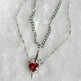 Red New Style Crystal Love Dagger Stylish Pendant Valentine Necklace gift - EX-STOCK Canada