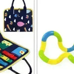 New Busy Book Children's Busy Board Dressing And Buttoning Learning Baby Early Education Preschool Sensory Learning Toy - EX-STOCK CANADA