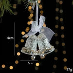 Christmas Decorations Sequins Acrylic Transparent Pendant - EX-STOCK CANADA