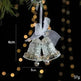 Christmas Decorations Sequins Acrylic Transparent Pendant - EX-STOCK CANADA