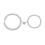 Magnetic Couple Bracelet Suit Cuban Link Chain - EX-STOCK CANADA