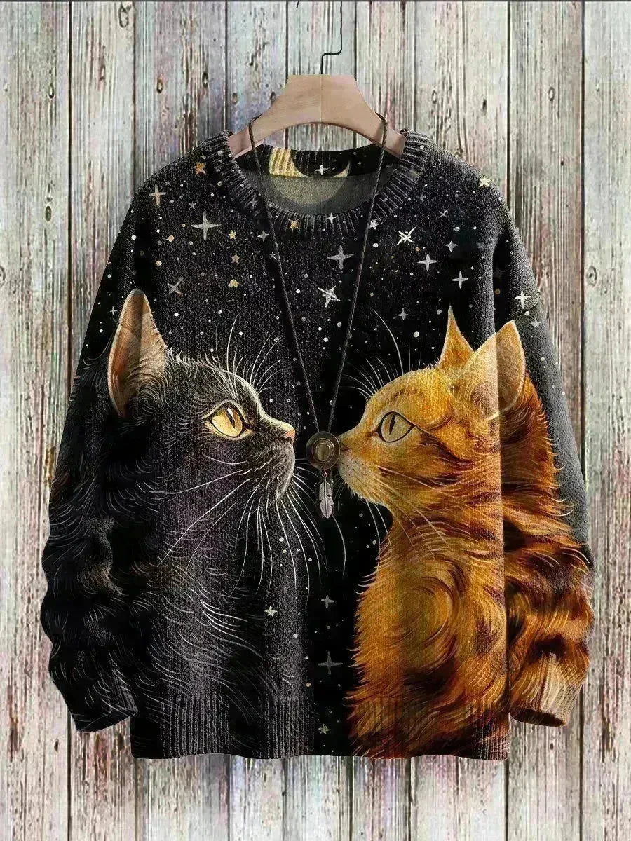 Men's Waffle Crew Neck Sweatshirt Pullover top Unisex - EX-STOCK CANADA