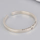 Silver Vintage Distressed Sun Moon Couple Bracelet - EX-STOCK Canada