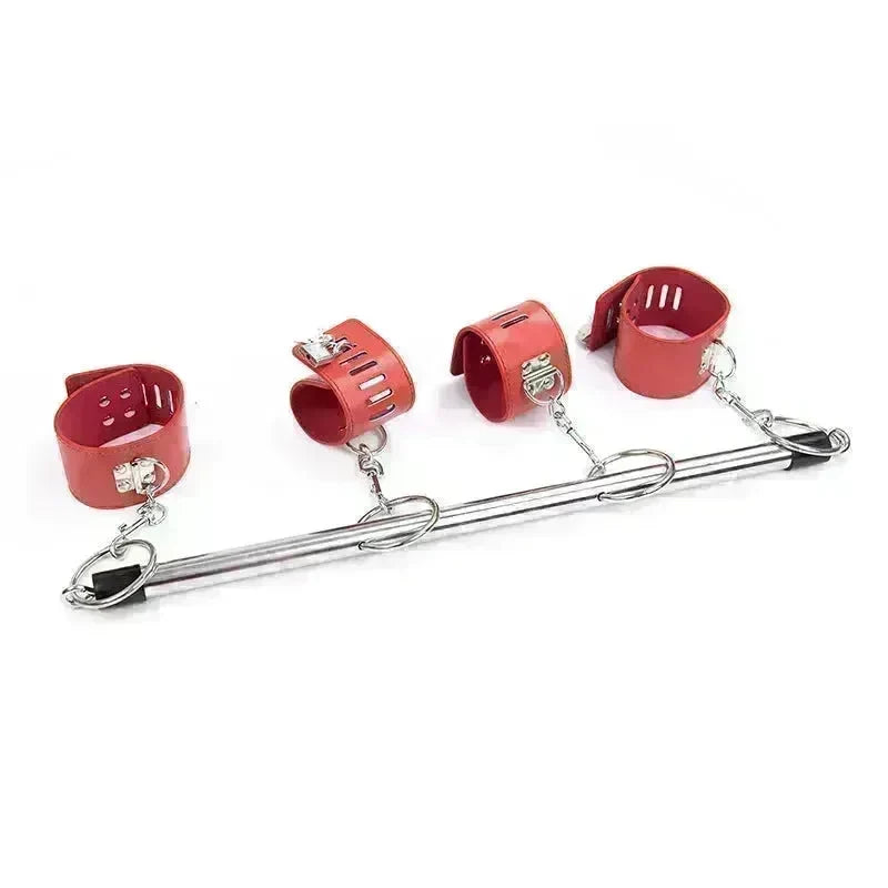 BDSM Toys Women Products Iron Tube Handcuffs Footcuffs Bondage Sets Bundled Toys - EX-STOCK CANADA