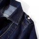 Slim Fit Stretch Suit Collar Denim Coat For Women Blue Denim Jacket for women - EX-STOCK Canada