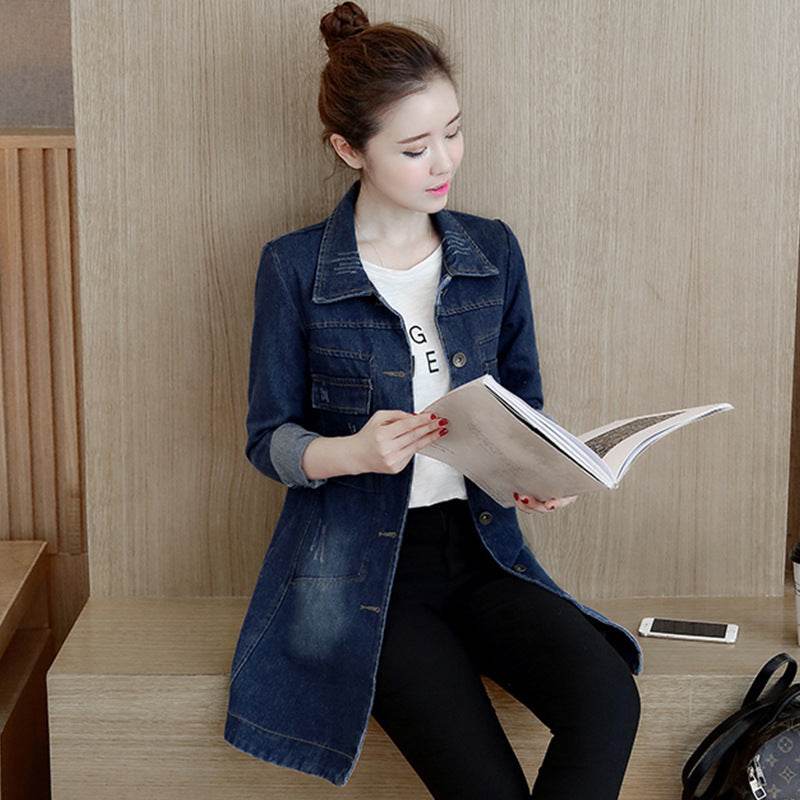 Women Denim Jacket Slim Mid Length EX-STOCK Canada 