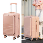 Large Capacity Suitcase Front  Lid Pull Rod Case | EX-STOCK Canada 