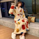 Thick Flannel Bathrobe Winter Long Pajamas - EX-STOCK Canada
