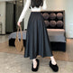 Women's Skirt Drooping Slimming High Waist A- Line Circle Midi flared Skirt - EX-STOCK Canada