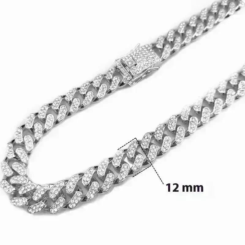 Zinc Alloy Wide Hip Hop Cuban Link Chain Necklace - EX-STOCK CANADA