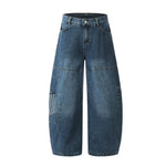 American Style Vintage Stripe Pocket Stitching Machete Baggy Jeans Pant For Men And Women - EX-STOCK Canada