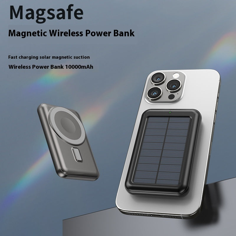MagSafe Magnetic Wireless Fast Charge Power Bank 10000mAh – Black & Gray
